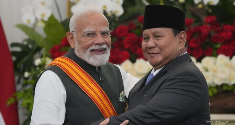Prabowo Anugerahi Penghargaan Paling Bergengsi untuk PM India