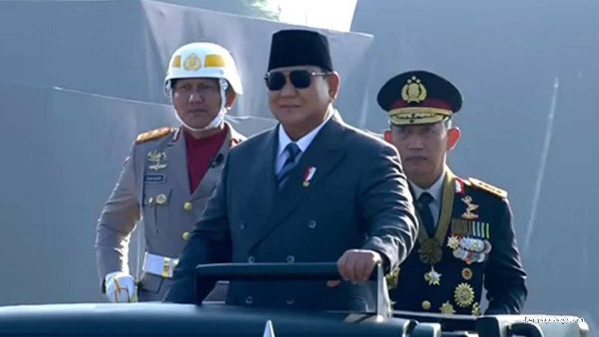 Prabowo Pimpin Upacara HUT ke-80 Bhayangkara