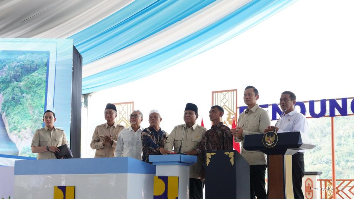 Prabowo Resmikan Lima Bendungan Senilai Triliunan Rupiah