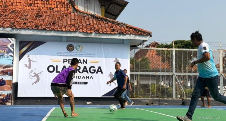 Sambut Hari Kemerdekaan, Lapas Indramayu Gelar Pekan Olahraga