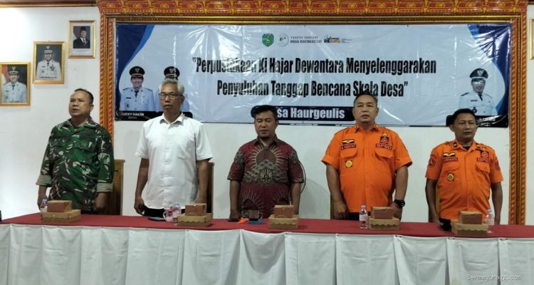 Sertu Kusnadi: Kesiapsiagaan, Dukung Edukasi Mitigasi Bencana Koramil Haurgeulis