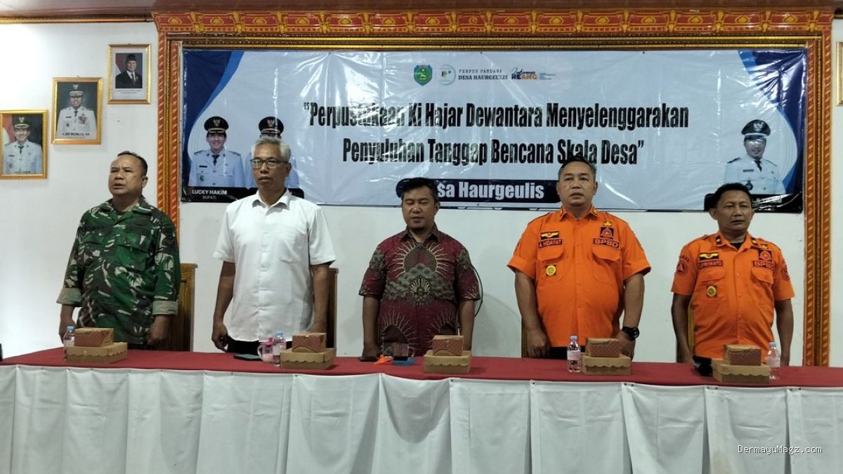 Sertu Kusnadi: Kesiapsiagaan, Dukung Edukasi Mitigasi Bencana Koramil Haurgeulis
