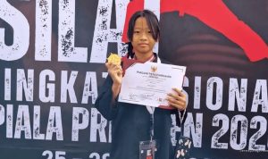 Siswi MI Indramayu Juara 1 Tanding Usia Dini Pencak Silat CNN