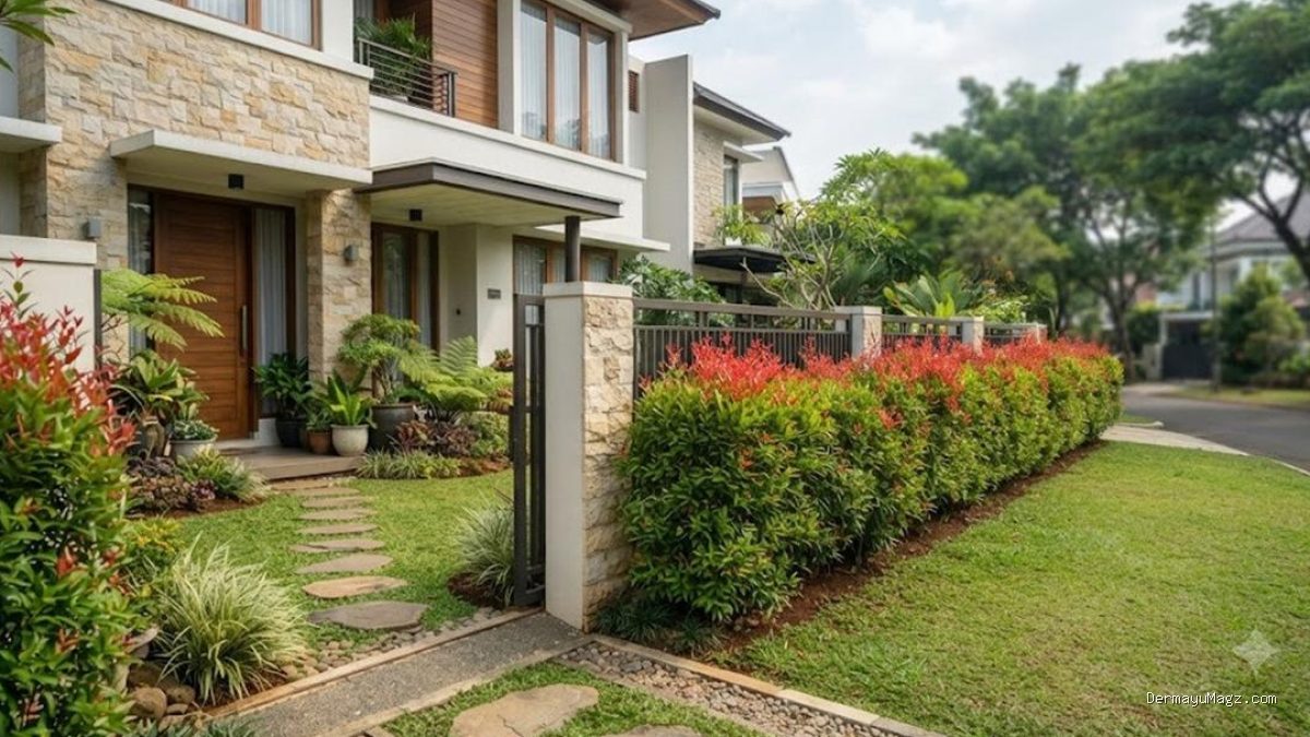 Tanaman Hias Depan Pagar yang Membuat Rumah Makin Estetik
