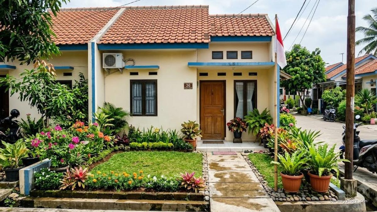 Tips Menata Taman Depan Rumah Subsidi Tipe 21 dan 36 agar Terasa Asri