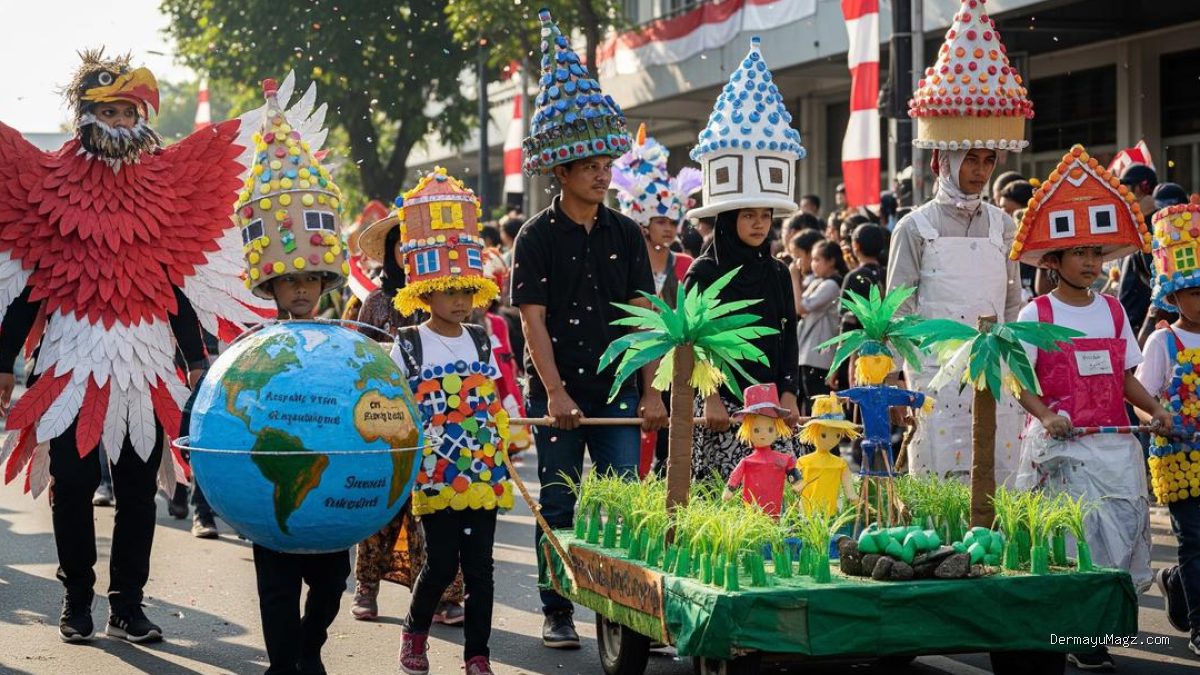 25 Ide Karnaval 17 Agustus Hemat dari Barang Bekas, Kreatif!