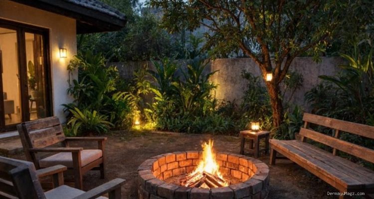 6 Inspirasi Fire Pit Halaman Rumah Agar Santai Makin Estetik