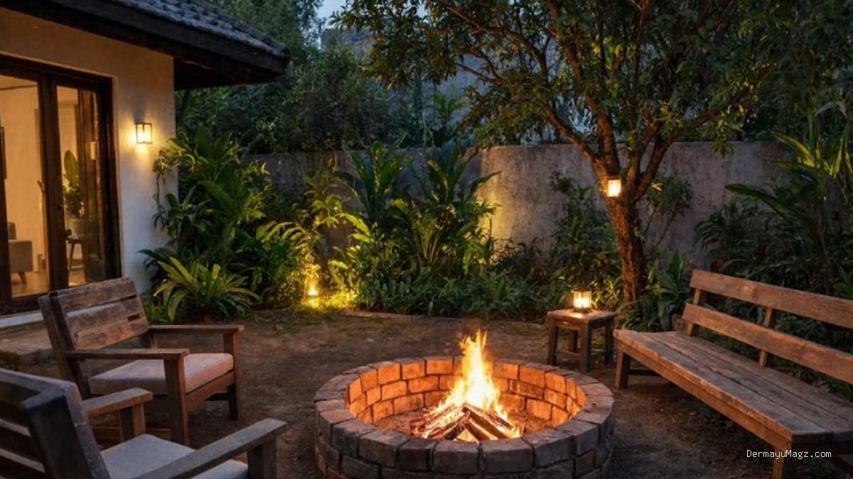 6 Inspirasi Fire Pit Halaman Rumah Agar Santai Makin Estetik