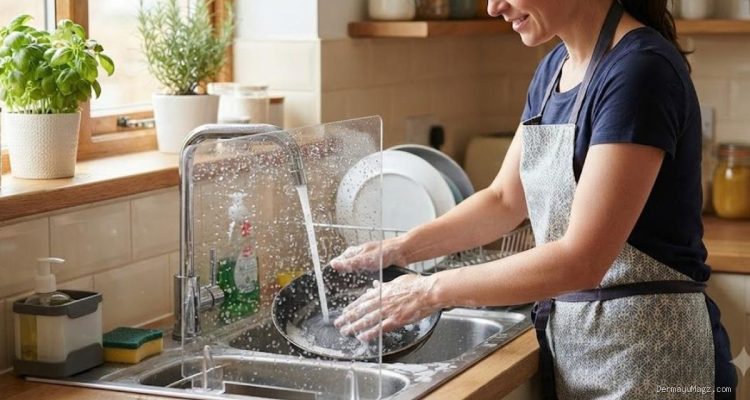 7 Ide Kreatif Area Cuci Piring Bebas Cipratan, Dapur Tetap Kering