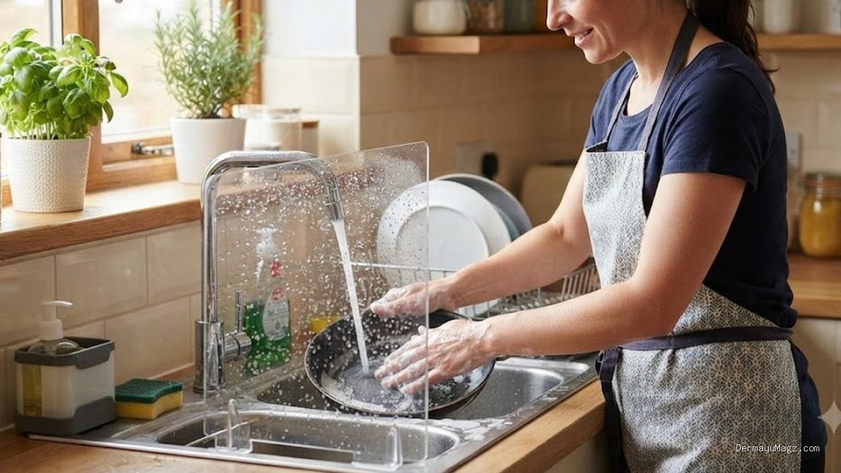 7 Ide Kreatif Area Cuci Piring Bebas Cipratan, Dapur Tetap Kering