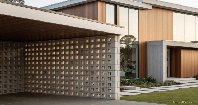 7 Model Carport Dinding Roster: Inspirasi Fasad Rumah Makin Elegan
