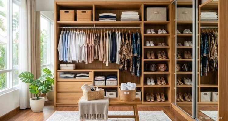 8 Ide Desain Lemari Pakaian: Solusi Ruangan Rapi dan Fungsional