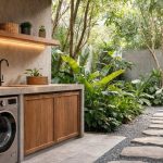 8 Ide Desain Tempat Cuci Outdoor Estetik, Solusi Ruang Cuci Modern