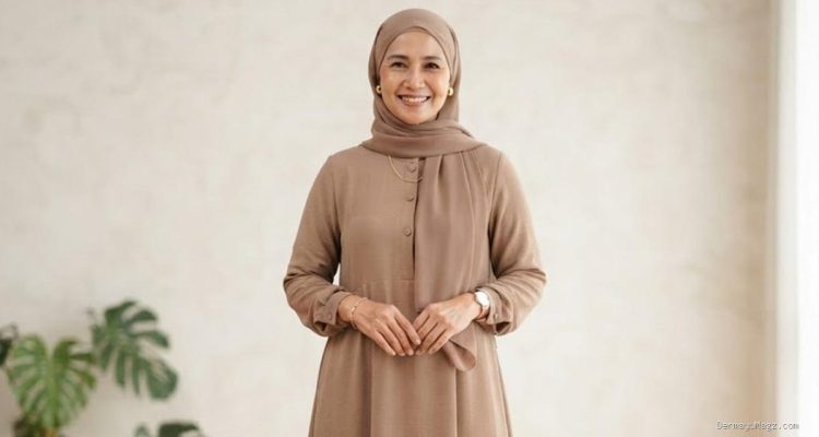 8 Model Gamis Ibu-Ibu untuk Malam Tirakatan 17 Agustus: Anggun & Elegan