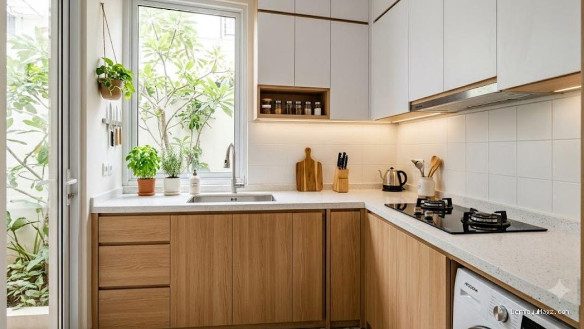 9 Inspirasi Kitchen Set Dapur Sempit, Trik Cerdas Hemat Ruang