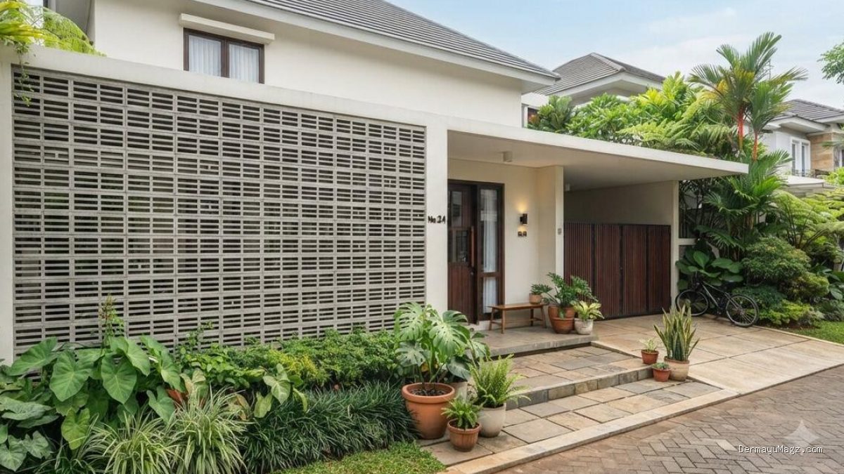 9 Tips Pilih Motif Roster Agar Fasad Rumah Tampil Modern dan Estetik