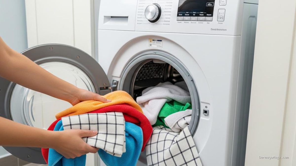Bolehkah Mencuci Handuk Mandi dan Lap Dapur Bersamaan? Ini Risikonya