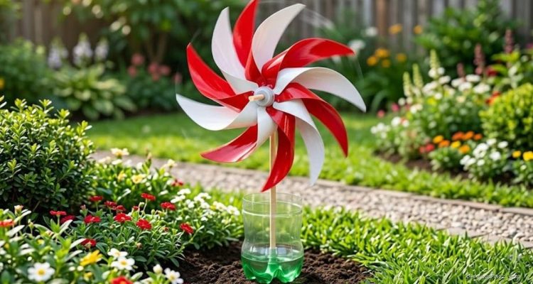 DIY Kincir Angin Merah Putih dari Botol Bekas untuk Hiasan HUT RI