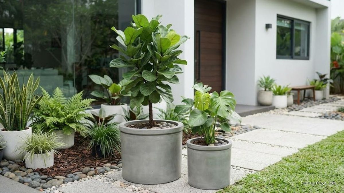 DIY Pot Semen dari Ember Bekas: Tampilan Estetik nan Hemat