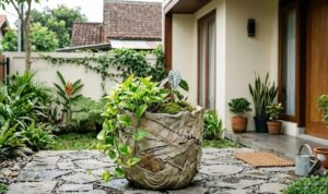 DIY Pot Semen dari Kain Bekas, Cara Mudah dan Hemat Biaya