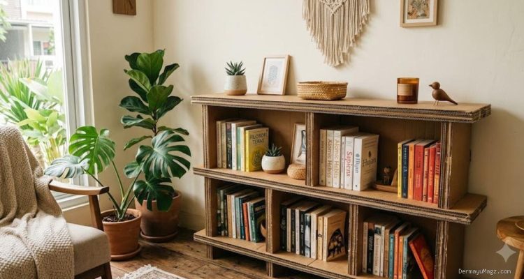 DIY Rak Buku dari Kardus: Solusi Hemat dengan Desain Unik