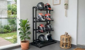 DIY Rak Helm dari Pipa PVC Bekas: Hemat Biaya dan Praktis