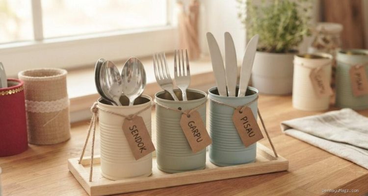 DIY Tempat Sendok dari Kaleng Bekas: 6 Langkah Estetik & Unik