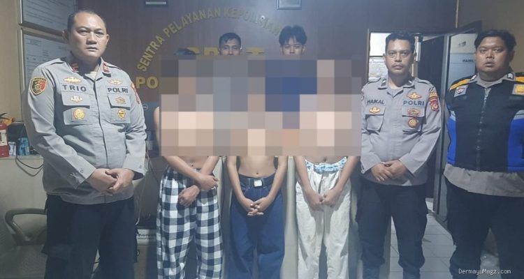 Hendak Tawuran, 3 Remaja Diamankan Polsek Juntinyuat Indramayu