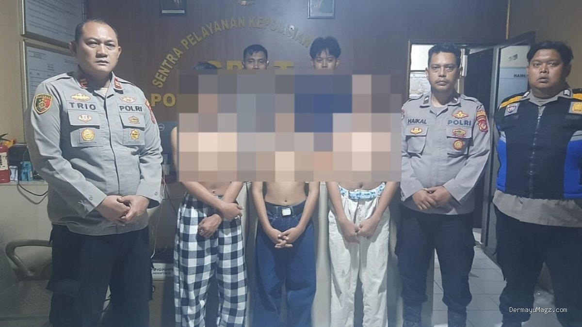 Hendak Tawuran, 3 Remaja Diamankan Polsek Juntinyuat Indramayu