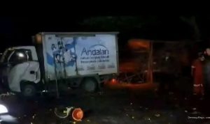 Kecelakaan Maut Karangampel: 3 Kendaraan Ringsek, Sopir Terjepit