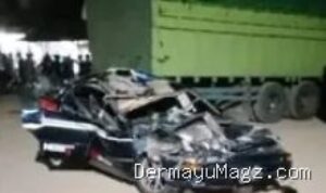 Kecelakaan Maut Sedan vs Truk Fuso di Pilangsari Indramayu, 2 Korban Dilarikan ke RS