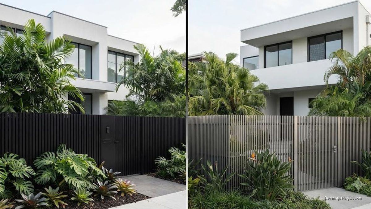 Pilih Pagar Minimalis Hitam atau Abu-Abu? Cek Kelebihan Keduanya