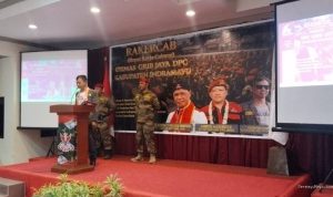 Rakercab GRIB Jaya Indramayu: Ketua DPC Jabarkan Arahan Strategis Ketum