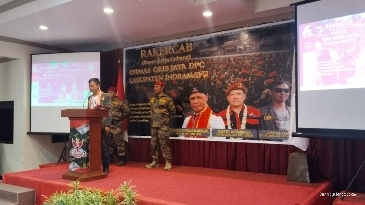 Rakercab GRIB Jaya Indramayu: Ketua DPC Jabarkan Arahan Strategis Ketum