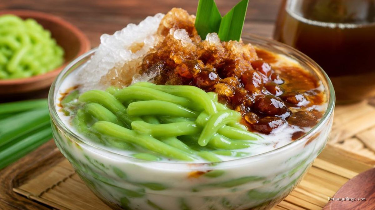 Resep Es Cendol Pandan Homemade Kenyal, Harum, dan Anti Gagal