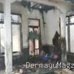 Rumah Warga Indramayu Ludes Terbakar Saat Ngobeng, Kerugian Rp100 Juta