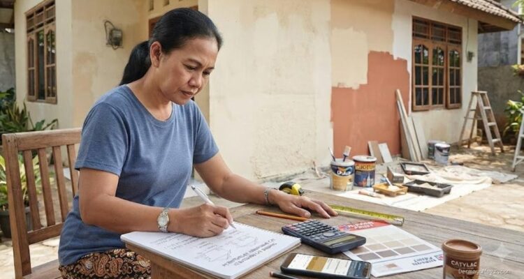 Rumus Hitung Kebutuhan Cat Rumah: Panduan Praktis & Contohnya