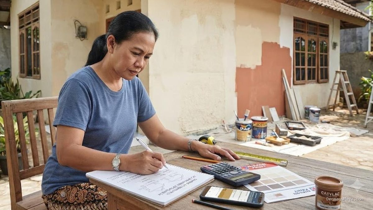 Rumus Hitung Kebutuhan Cat Rumah: Panduan Praktis & Contohnya