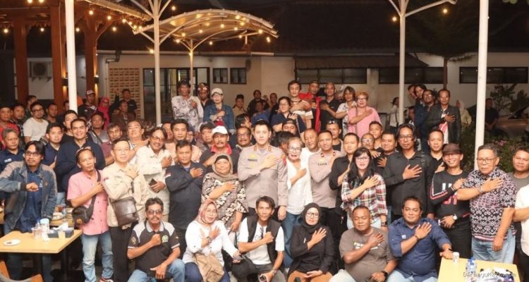 Sinergi Kapolres Indramayu dan Insan Pers, Simak Momen Keakrabannya