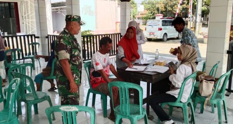 Skrining Massal TBC di Desa Tamansari: Puskesmas Lelea & Babinsa Bergerak