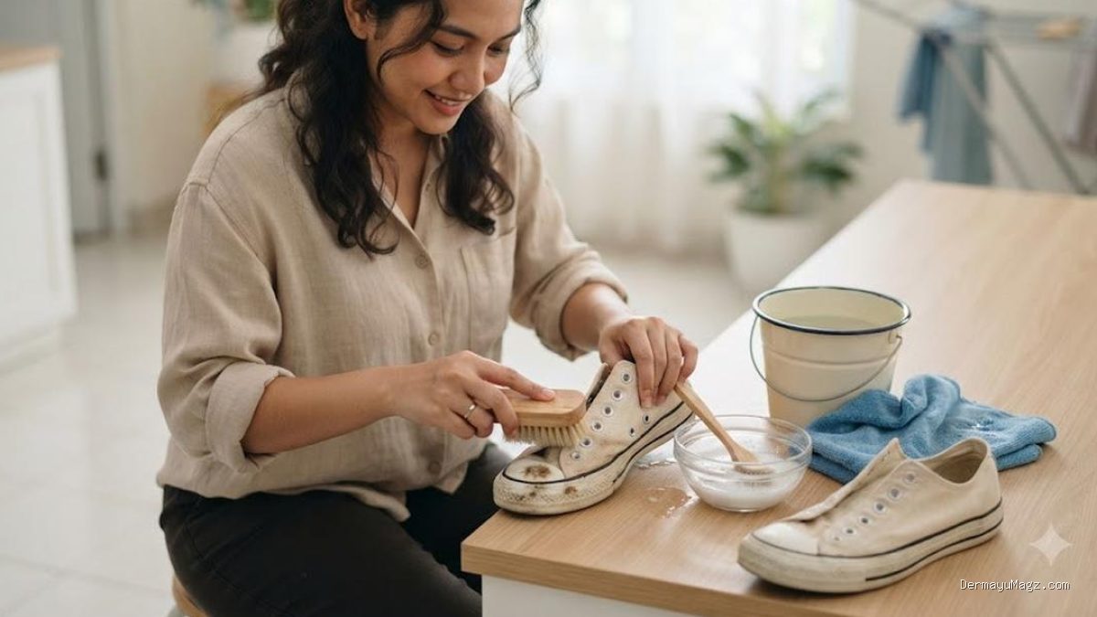 Tips Mencuci Sepatu Kanvas Agar Tetap Awet dan Seperti Baru