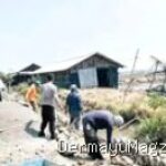 Warga Luwung Gesik Indramayu Kompak Gotong Royong Perbaiki Saluran Air 8 Agustus 2026