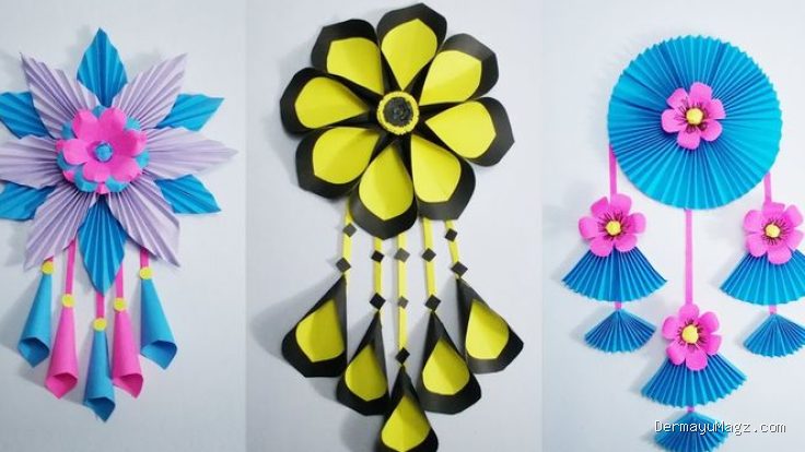 Photo by pinterest.com - 10 Ide Kreatif Membuat Hiasan Dinding dari Kertas Origami