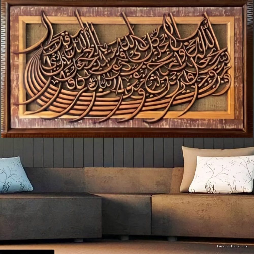 Photo by shopee.co.id - 10 Inspirasi Desain Kaligrafi Estetik untuk Hiasan Dinding Rumah
