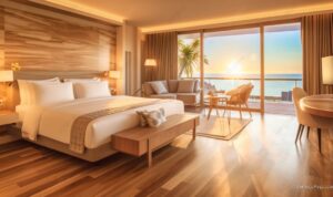 Photo by id.pngtree.com - 10 Inspirasi Desain Kamar Hotel dengan Pemandangan Laut Estetik