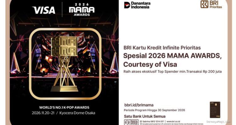 Akses Eksklusif MAMA Awards 2026 di Osaka via BRI Kartu Kredit