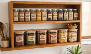 Photo by casaindonesia.com - Cara Mengatur Bumbu Dapur agar Rapi dan Hemat Tempat