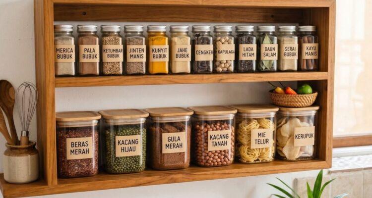 Photo by casaindonesia.com - Cara Mengatur Bumbu Dapur agar Rapi dan Hemat Tempat