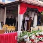 HUT ke-81 RI di Losarang: Camat Sampaikan Prioritas Pembangunan Daerah