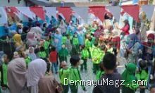 HUT RI ke-81: Keseruan Lomba Makan Kerupuk Siswa TK Aisyiyah Haurgeulis
